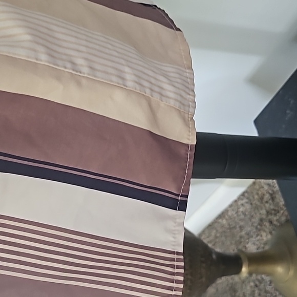 SHEIN Curve Retro 70s Striped Button Down Blouse - Picture 7 of 12